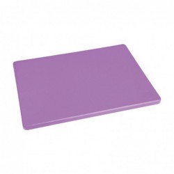 Petite planche à découper basse densité Hygiplas violette 229x305x12mm FX106 Hygiplas