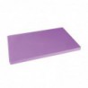 Planche à découper basse densité Hygiplas violette 300x450x20mm FX107 Hygiplas