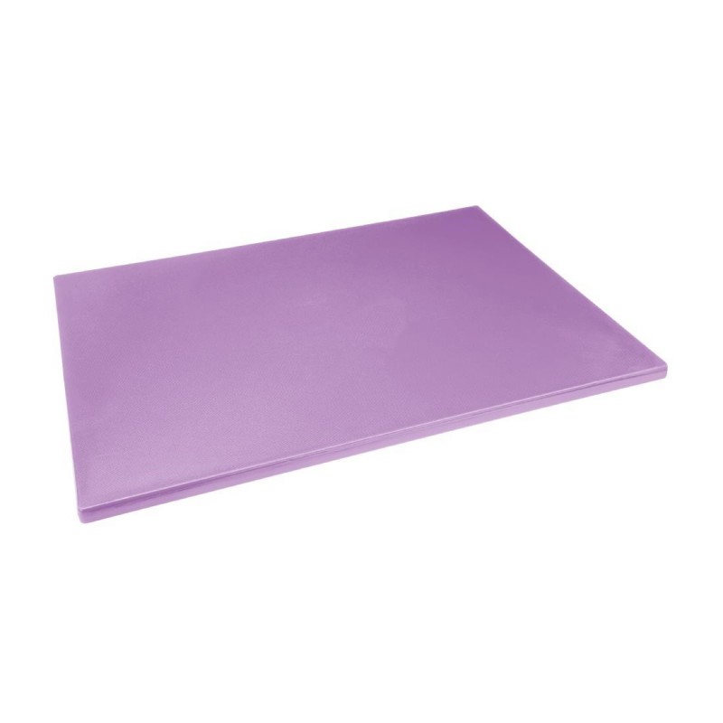Planche à découper basse densité Hygiplas violette 600x450x20mm FX109 Hygiplas Planche à découper basse densité Hygiplas violette 600x450x20mm FX109 Hygiplas