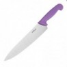 Couteau de cuisinier Hygiplas violet 255mm FX112 Hygiplas