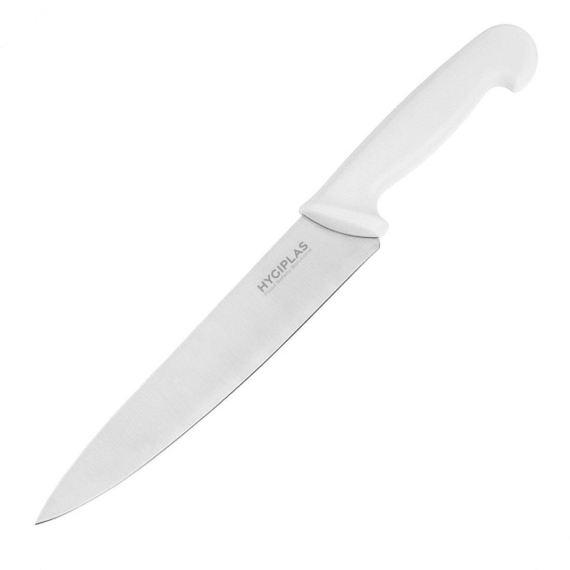 Couteau de cuisinier Hygiplas blanc 216mm FX113 Hygiplas Couteau de cuisinier Hygiplas blanc 216mm FX113 Hygiplas