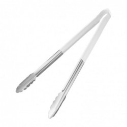 Pince de service blanche à code couleur Hygiplas 405 mm FX131 Hygiplas