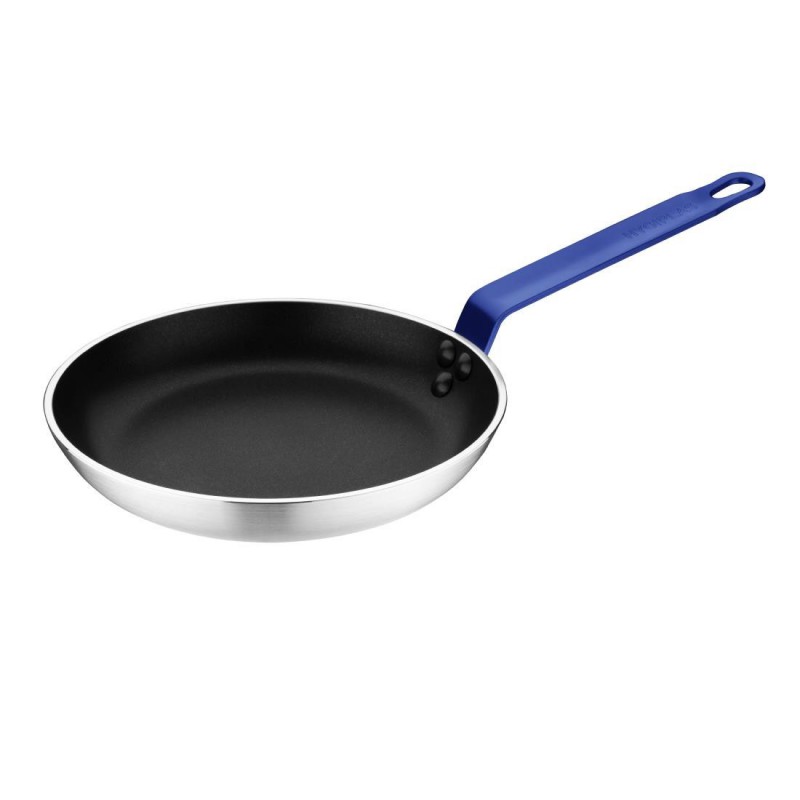 Poêle aluminium antiadhésive Teflon Platinum Plus Hygiplas avec manche bleu 240mm FX135 Hygiplas Poêle aluminium antiadhésive Teflon Platinum Plus Hygiplas avec manche bleu 240mm FX135 Hygiplas