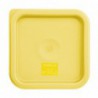 Petit couvercle carré pour boîte alimentaire Hygiplas jaune FX137 Hygiplas