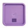 Couvercle moyen carré pour boîte alimentaire Hygiplas violet FX144 Hygiplas