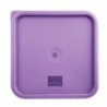 Grand couvercle carré pour boîte alimentaire Hygiplas violet FX145 Hygiplas