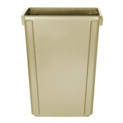 Poubelle Jantex Slim beige 60L FX149 Jantex