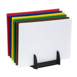 Lot de 6 planches à découper standard basse densité avec support et poster Hygiplas FY329 Hygiplas