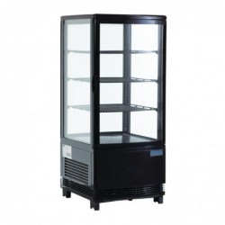 Vitrine réfrigérée positive noire Polar Série C 68L G211 Polar