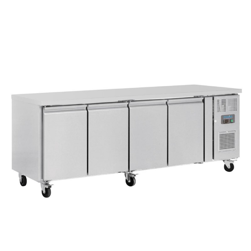 Table réfrigérée positive 4 portes 449L Polar Série U G379 Polar Table réfrigérée positive 4 portes 449L Polar Série U G379 Polar