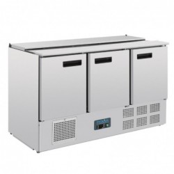 Comptoir à salade réfrigéré 368L Polar Série G G607 Polar