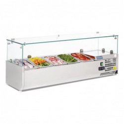 Saladette réfrigérée Polar Série G 5x GN1/4 G608 Polar