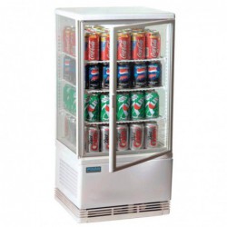 Vitrine réfrigérée blanche Polar Série C 68L G619 Polar