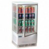 Vitrine réfrigérée blanche Polar Série C 68L G619 Polar