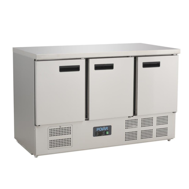Table réfrigérée 3 portes 368L Polar Série G G622 Polar Table réfrigérée 3 portes 368L Polar Série G G622 Polar