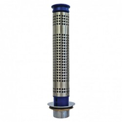 Bonde 80mm et tube de surverse avec filtre pour plonge de 300mm GC593 Sans Marque