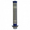 Bonde 80mm et tube de surverse avec filtre pour plonge de 300mm GC593 Sans Marque