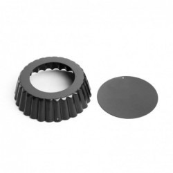 Moule à quiche cannelé profond antiadhésif Vogue 100mm GC988 Vogue