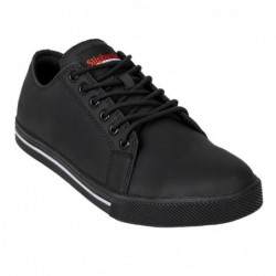 Baskets de sécurité noires en microfibre recyclée Slipbuster 40 BA060-40 Slipbuster Footwear