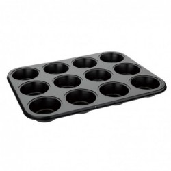 Plaque antiadhésive de 12 moules à muffins Vogue GD011 Vogue
