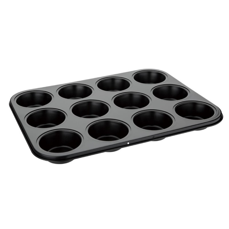 Plaque antiadhésive de 12 moules à muffins Vogue GD011 Vogue