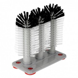 Brosse à verres triple Jantex GD151 Jantex