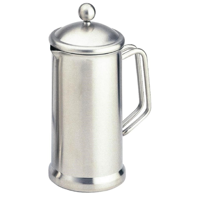 Cafetière à piston en inox satiné Olympia 8 tasses GD170 Olympia Cafetière à piston en inox satiné Olympia 8 tasses GD170 Olympia