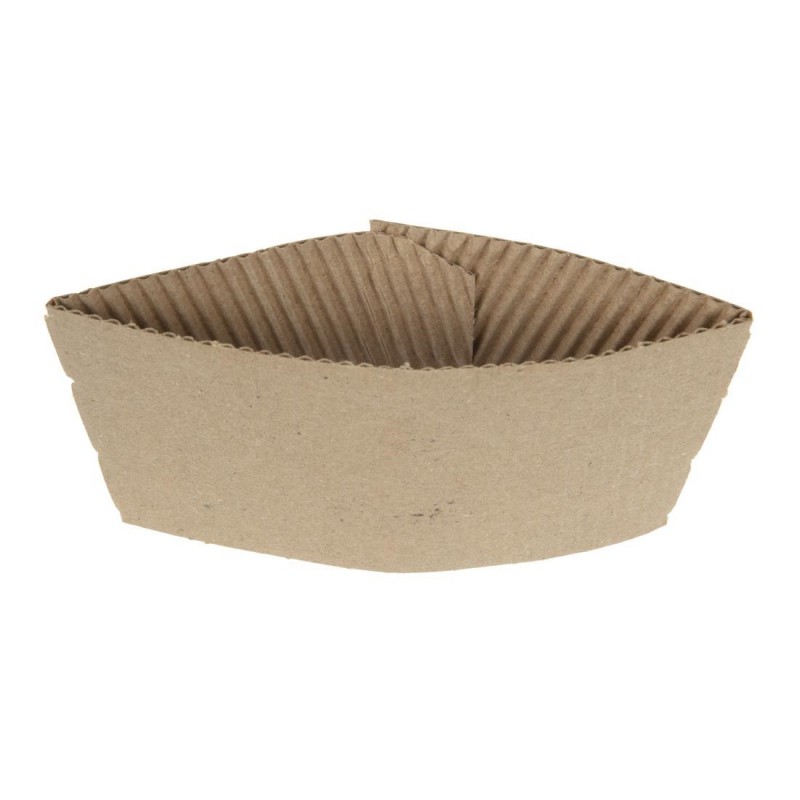 Bagues anti chaleur pour gobelets 350ml et 455ml x1000 GD329 Fiesta Bagues anti chaleur pour gobelets 350ml et 455ml x1000 GD329 Fiesta