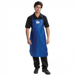 Tablier bavette en nylon Burnguard QuicKlean bleu GD331 Burnguard