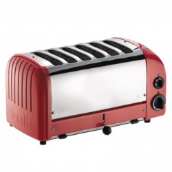 Grille-pain 6 tranches rouge Vario Dualit 60154 GD395 Dualit