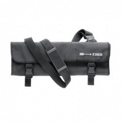 Trousse enroulable en tissu avec sangle Dick noire 11 pièces GD796 Dick