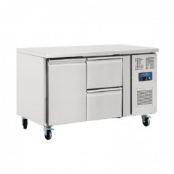 Table réfrigérée 1 porte 2 tiroirs 228L Polar Série U GD873 Polar