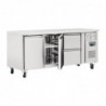 Table réfrigérée 2 portes 2 tiroirs 417L Polar Série U GD874 Polar