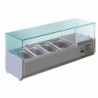 Saladette réfrigérée 3x GN 1/3 et 1x GN 1/2 Polar Série G GD875 Polar