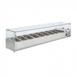 Saladette réfrigérée 9 bacs GN 1/3 Polar Série G GD878 Polar
