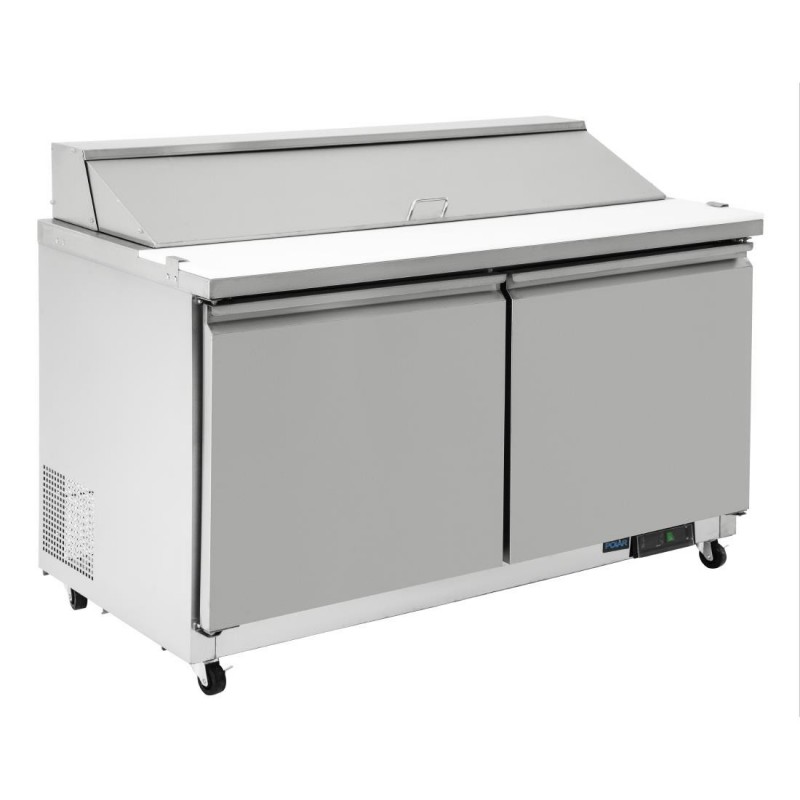 Comptoir de préparation 2 portes 527L Polar Série U GD883 Polar Comptoir de préparation 2 portes 527L Polar Série U GD883 Polar