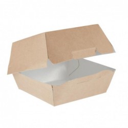 Petites boîtes burger kraft compostables Colpac 108mm (lot de 250) GE802 Colpac