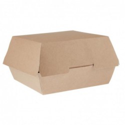 Grandes boîtes burger kraft compostables Colpac 135mm (lot de 250) GE803 Colpac