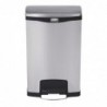 Poubelle à pédale frontale inox Rubbermaid Slim Jim 50L GE938 Slim Jim