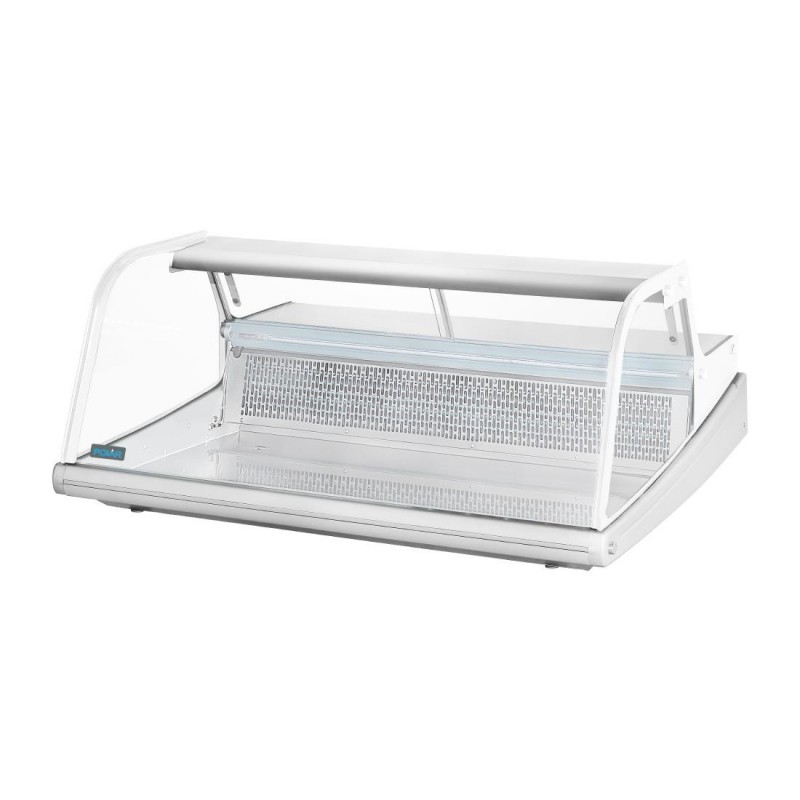 Vitrine réfrigérée de comptoir à poisson Polar Série G 255L GE961 Polar Vitrine réfrigérée de comptoir à poisson Polar Série G 255L GE961 Polar