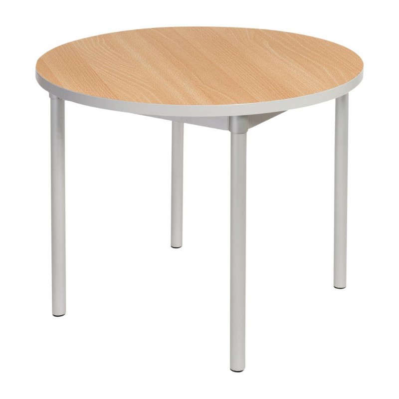 Table d'intérieur ronde effet hêtre Gopak Enviro 900mm GE965 Gopak Table d'intérieur ronde effet hêtre Gopak Enviro 900mm GE965 Gopak