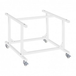 Support mobile pour vitrine réfrigérée de comptoir à poisson Polar Série G 175L GE978 Polar