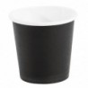 Gobelets jetables à café espresso Fiesta Recyclable noirs 120ml x1000 GF018 Fiesta