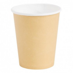 Gobelets jetables boissons chaudes Fiesta Recyclable marron 225ml (lot de 50) GF031 Fiesta