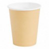 Gobelets jetables boissons chaudes Fiesta Recyclable marron 225ml (lot de 50) GF031 Fiesta