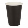Gobelets boissons chaudes paroi simple Fiesta Recyclable noirs 340ml (lot de 1000) GF042 Fiesta