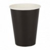 Gobelets boissons chaudes paroi simple Fiesta Recyclable noirs 340ml (lot de 50) GF043 Fiesta