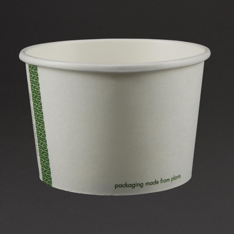Bols à soupe / glace compostables Vegware 455ml (Lot de 500) GF047 Vegware Bols à soupe / glace compostables Vegware 455ml (Lot de 500) GF047 Vegware