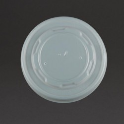 Couvercles CPLA pour bols à soupe compostables Vegware (Lot de 500) GF048 Vegware