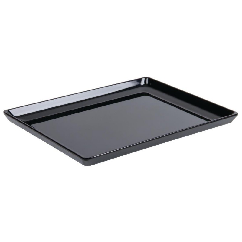 Plateau en mélamine APS Float noir GN 1/2 GF077 APS Plateau en mélamine APS Float noir GN 1/2 GF077 APS